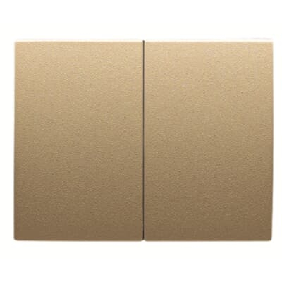 Cover double switchpush Without imprint for Switchpush button, Two-part rocker Beige - Olas