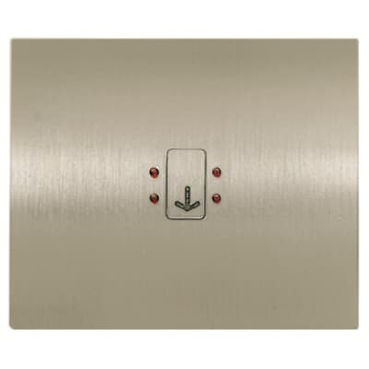 Cover card switch for Switchpush button Hotel card Aluminium - Olas