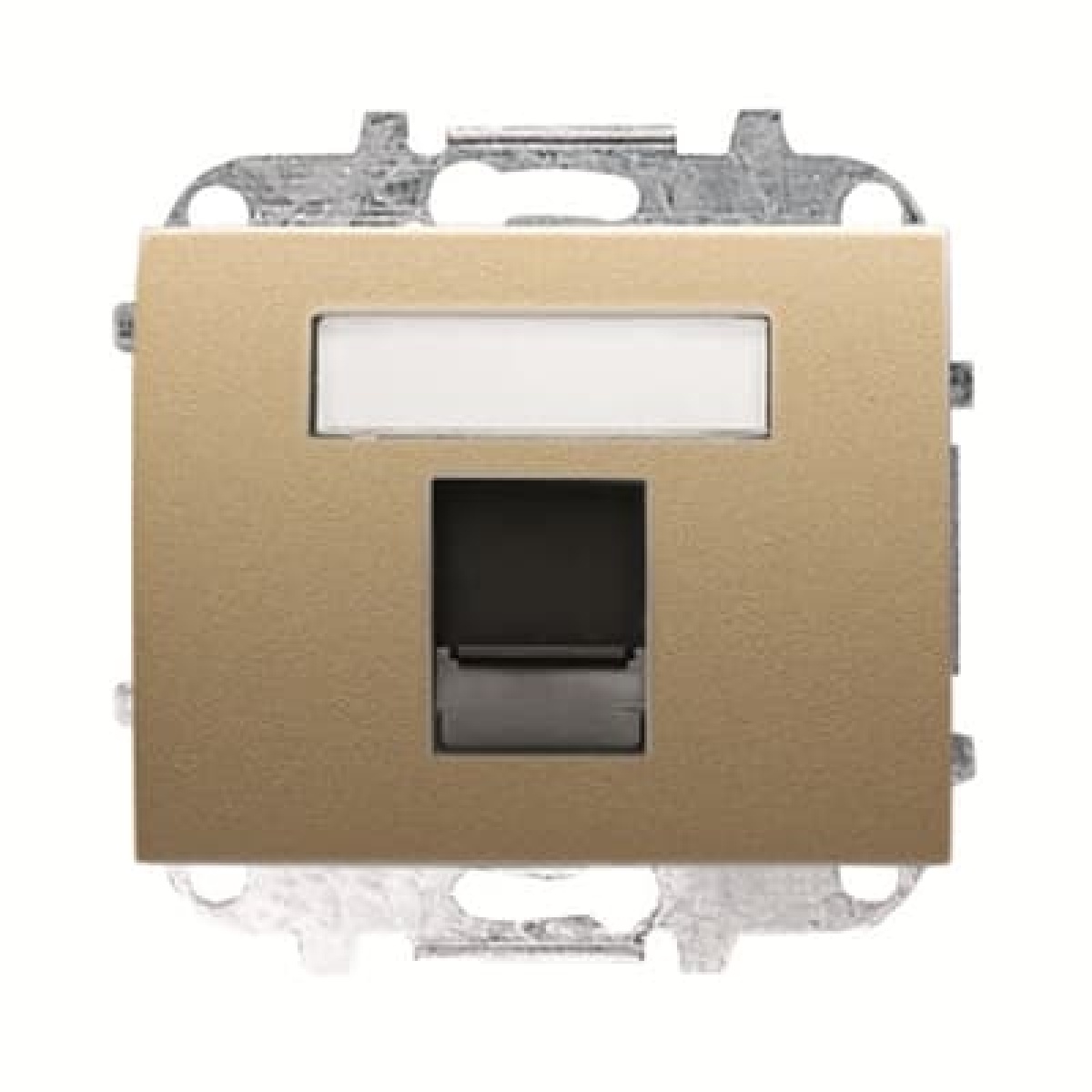 Cover plate data outlet Data connection 1 gang Beige - Olas