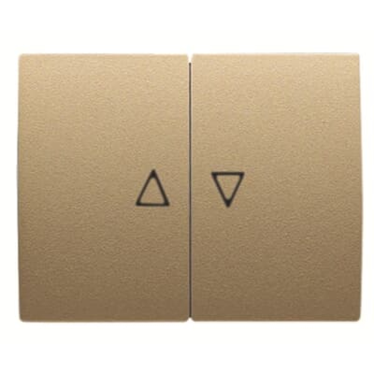 Cover blind control Symbol "arrows" for Venetian blind, Two-part rocker Beige - Olas