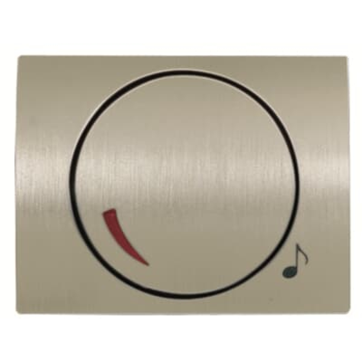 Cover potentiometer Loudness control Turn button Aluminium - Olas