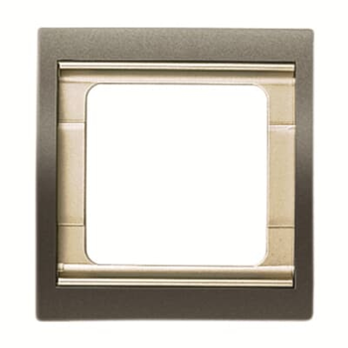 Frame 1-gang Aluminium - Olas