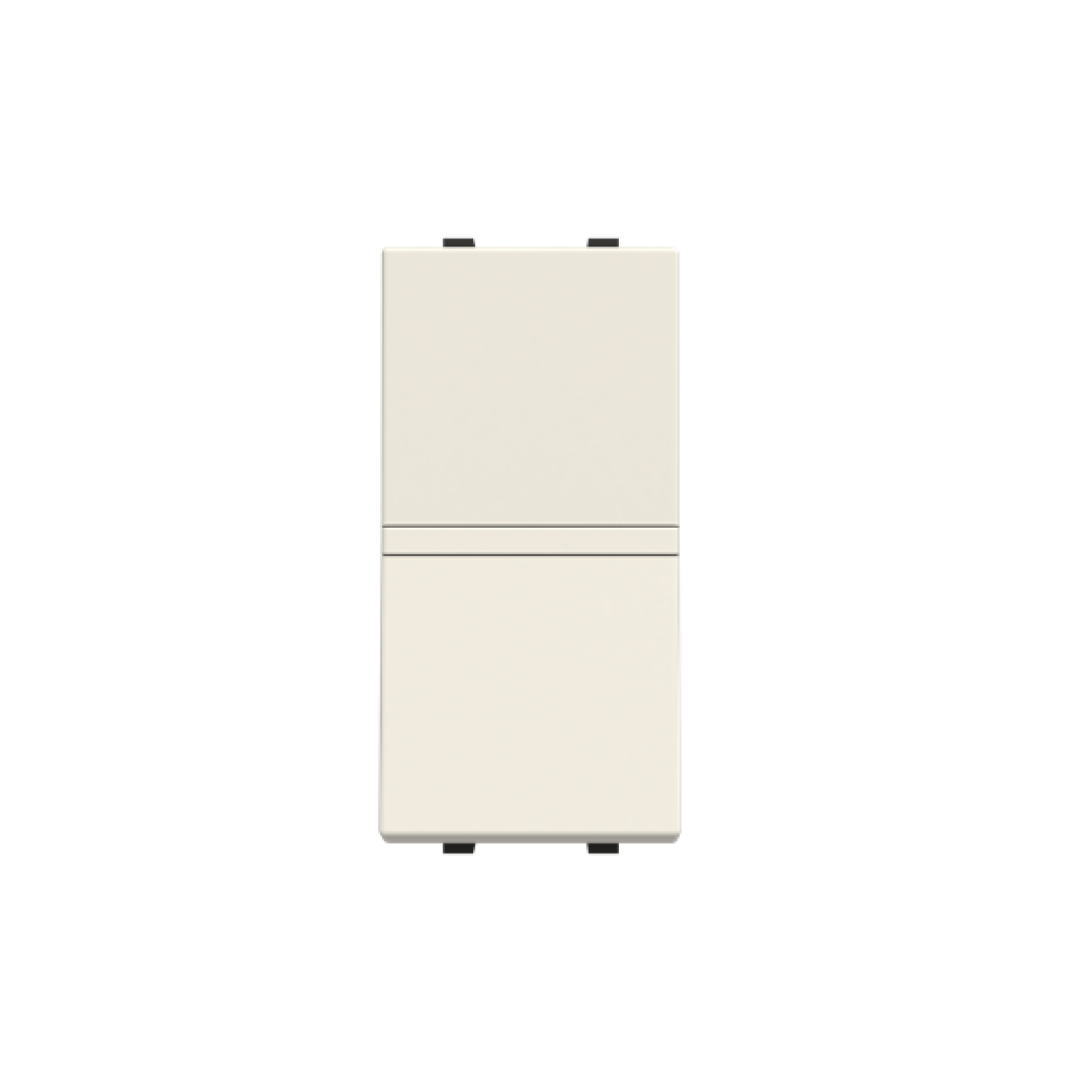 Insertcover Rockerbutton, Off switch 1-pole with LED exchangeable White - Zenit