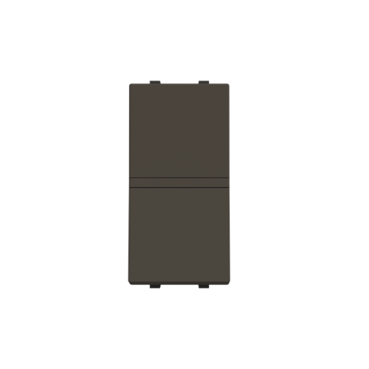 Insertcover Rockerbutton, Off switch 1-pole with LED exchangeable Anthracite - Zenit