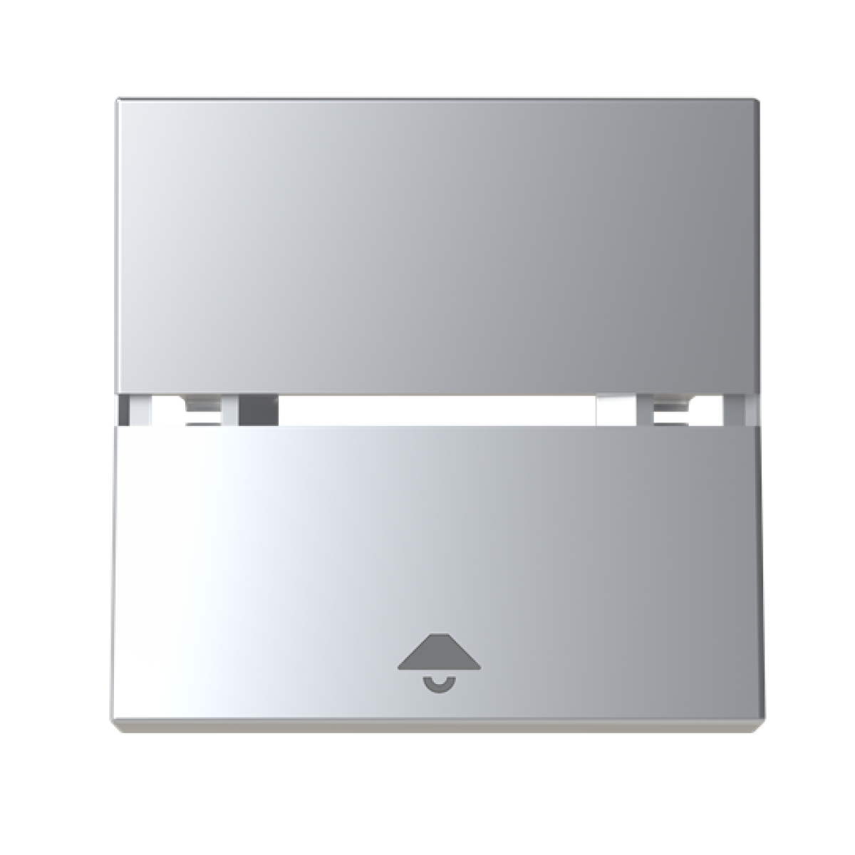 Rocker Symbol "light" for Switchpush button, Two-part rocker Silver - Zenit