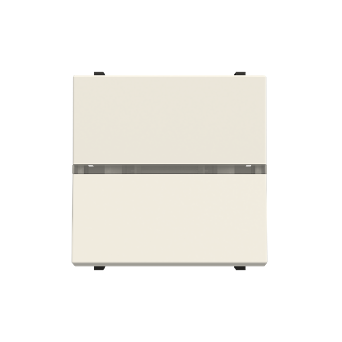 Insertcover Rockerbutton, Off switch 1-pole with LED exchangeable White - Zenit