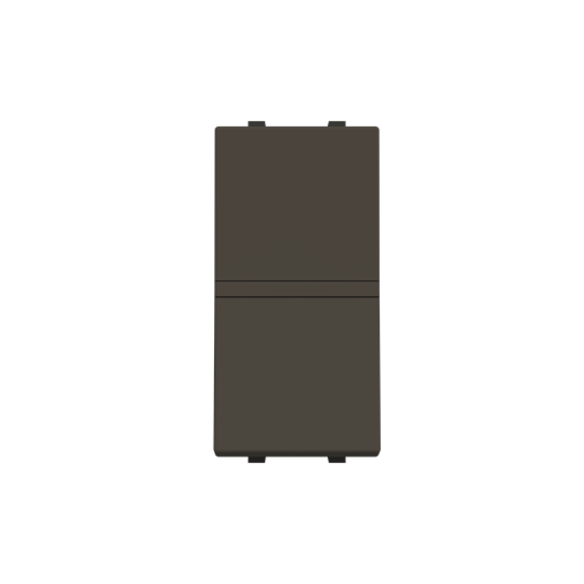 Insertcover Rockerbutton, Two-way switch with LED exchangeable Anthracite - Zenit