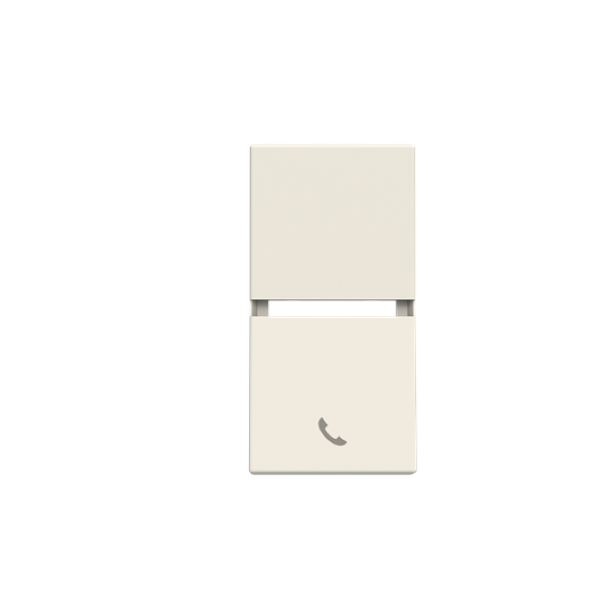 Rocker Telephone symbol for Switchpush button, One-part rocker White - Zenit