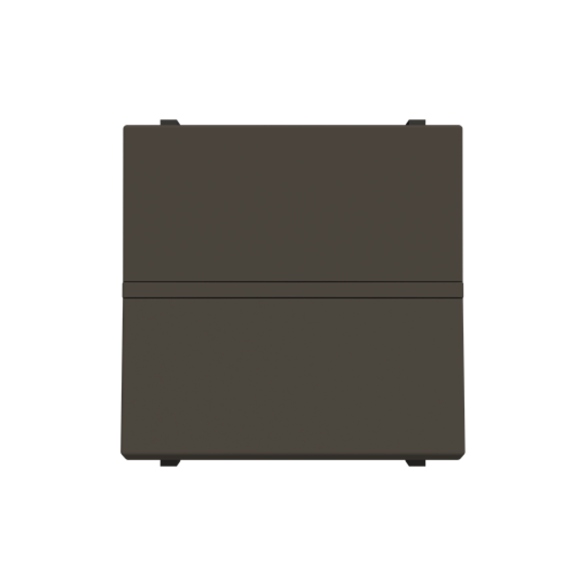 Insertcover Without imprint Push button, Single push button 1P 0NO 1NC 1CO Anthracite - Zenit