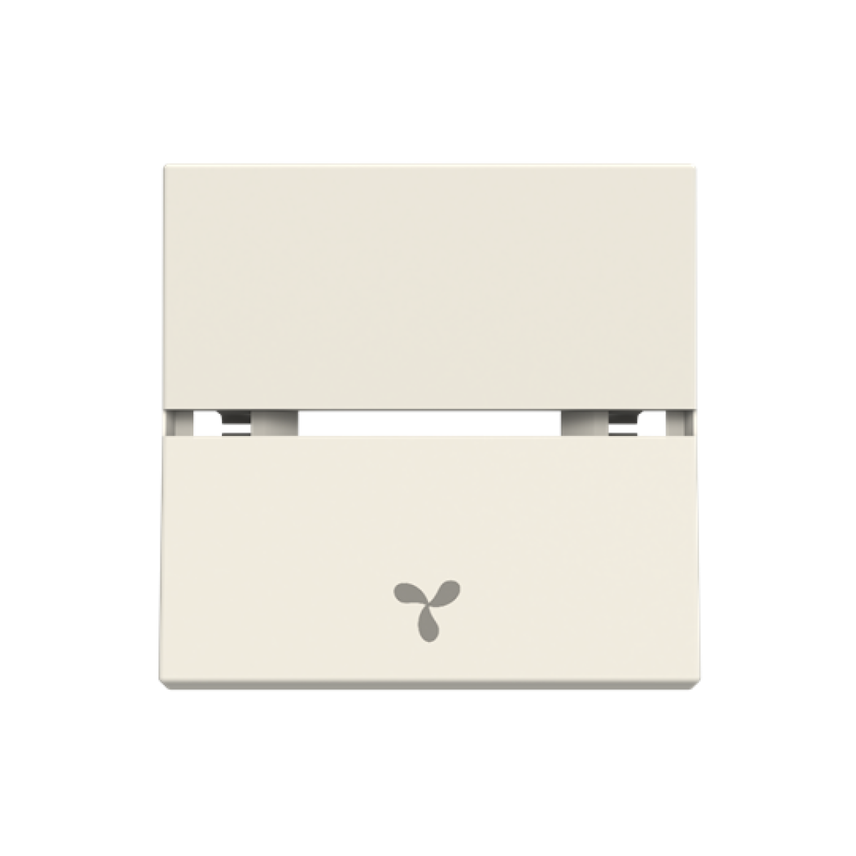 Rocker Fan symbol for Cooling, Two-part rocker White - Zenit