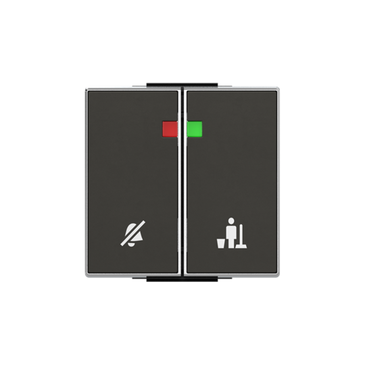 Rocker DNDMUR for Switchpush button, Two-part rocker Black - Sky Niessen