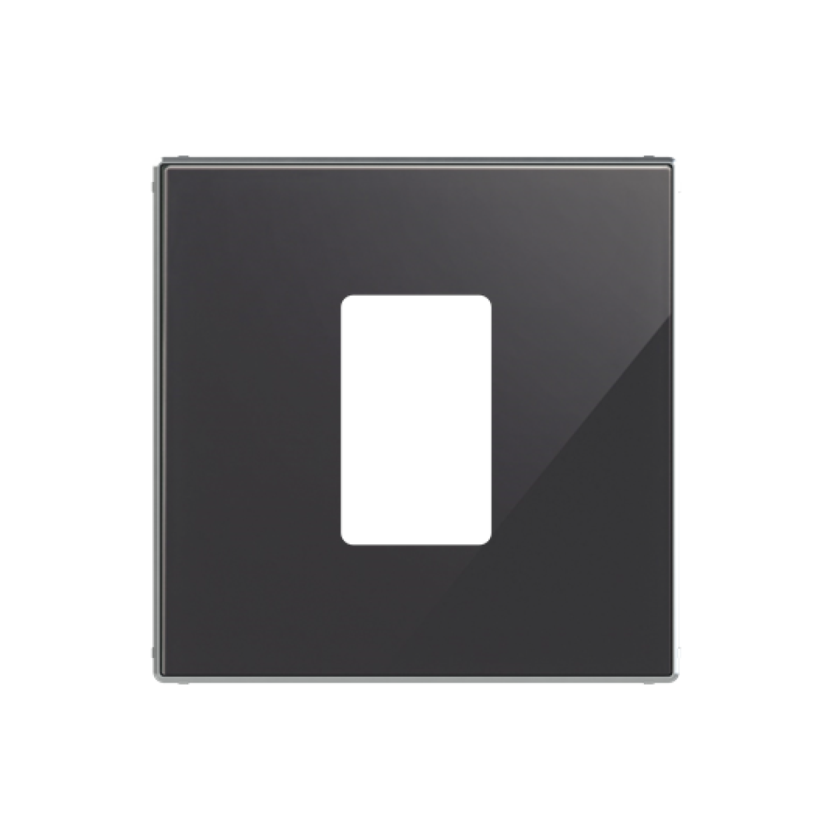 Cover plate Black Glass - Sky Niessen
