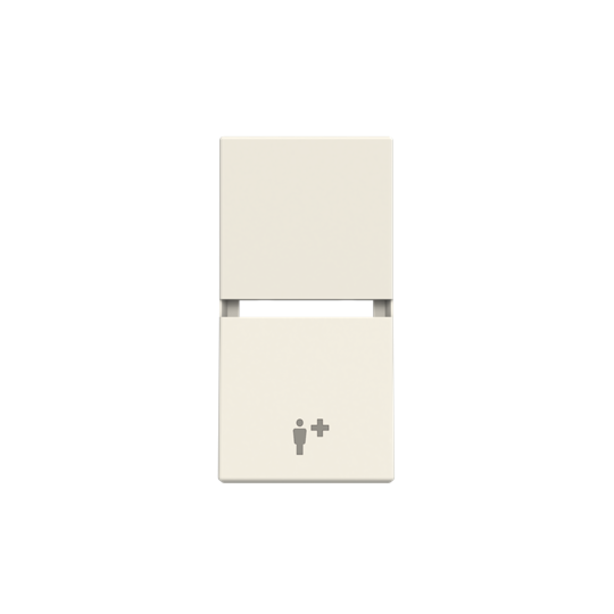 Rocker Nurse symbol for Switchpush button, One-part rocker White - Zenit