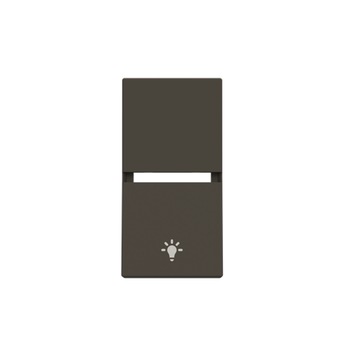 Rocker Symbol "light" for Switchpush button, One-part rocker Anthracite - Zenit