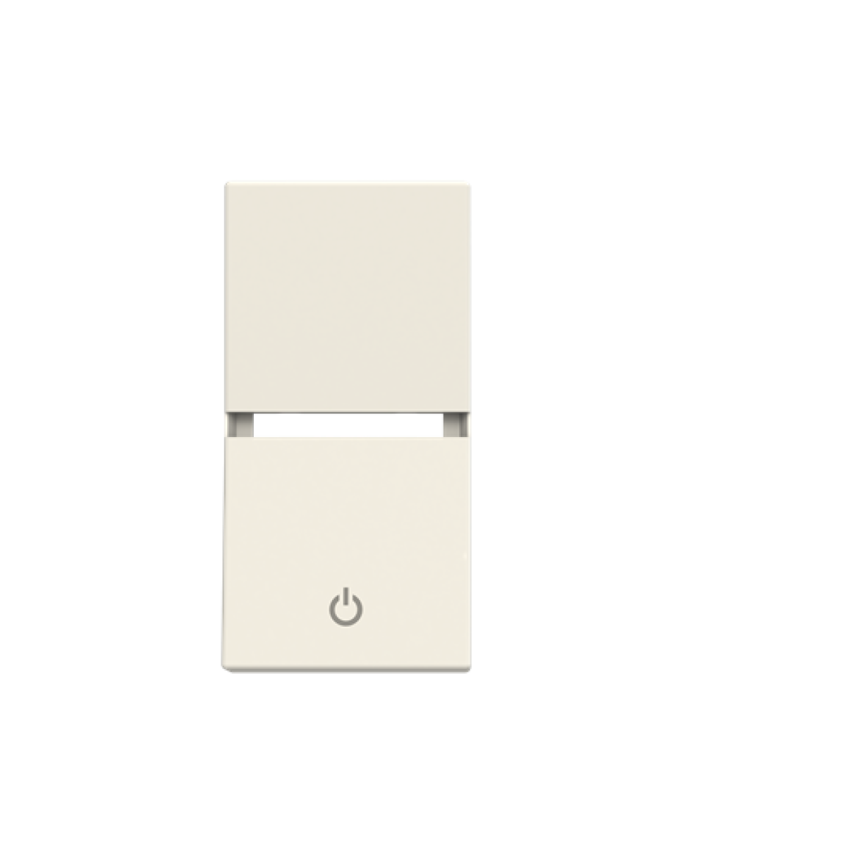 Rocker Off symbol for Switchpush button, One-part rocker White - Zenit