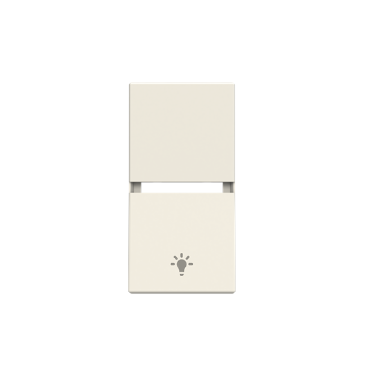 Rocker Symbol "light" for Switchpush button, One-part rocker White - Zenit