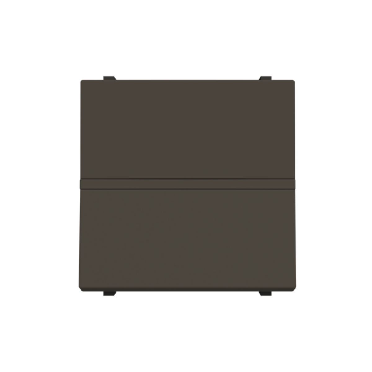 Insertcover Rockerbutton, Intermediate switch with LED exchangeable Anthracite - Zenit