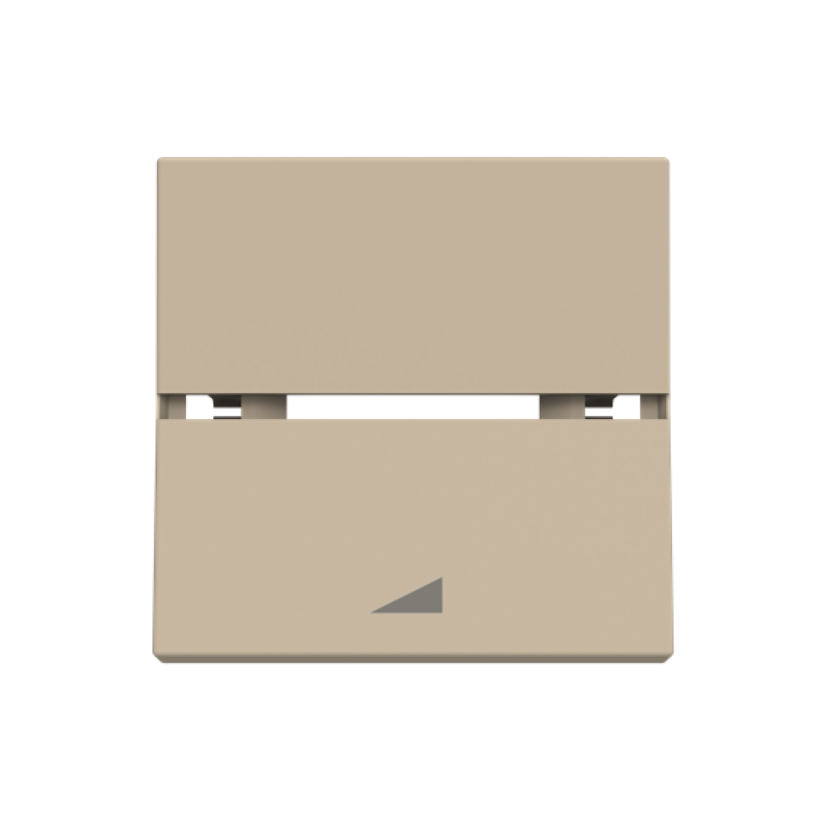 Rocker cover Dimmer symbol for Switchdimmer, Two-part rocker Champagne - Zenit