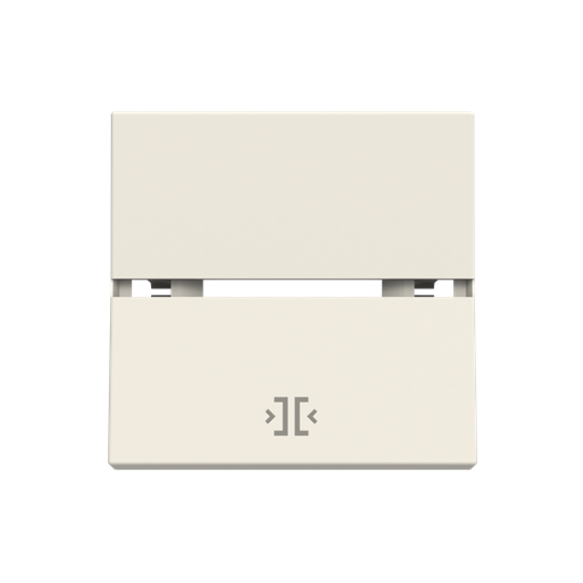 Rocker Close symbol for Switchpush button, Two-part rocker White - Zenit