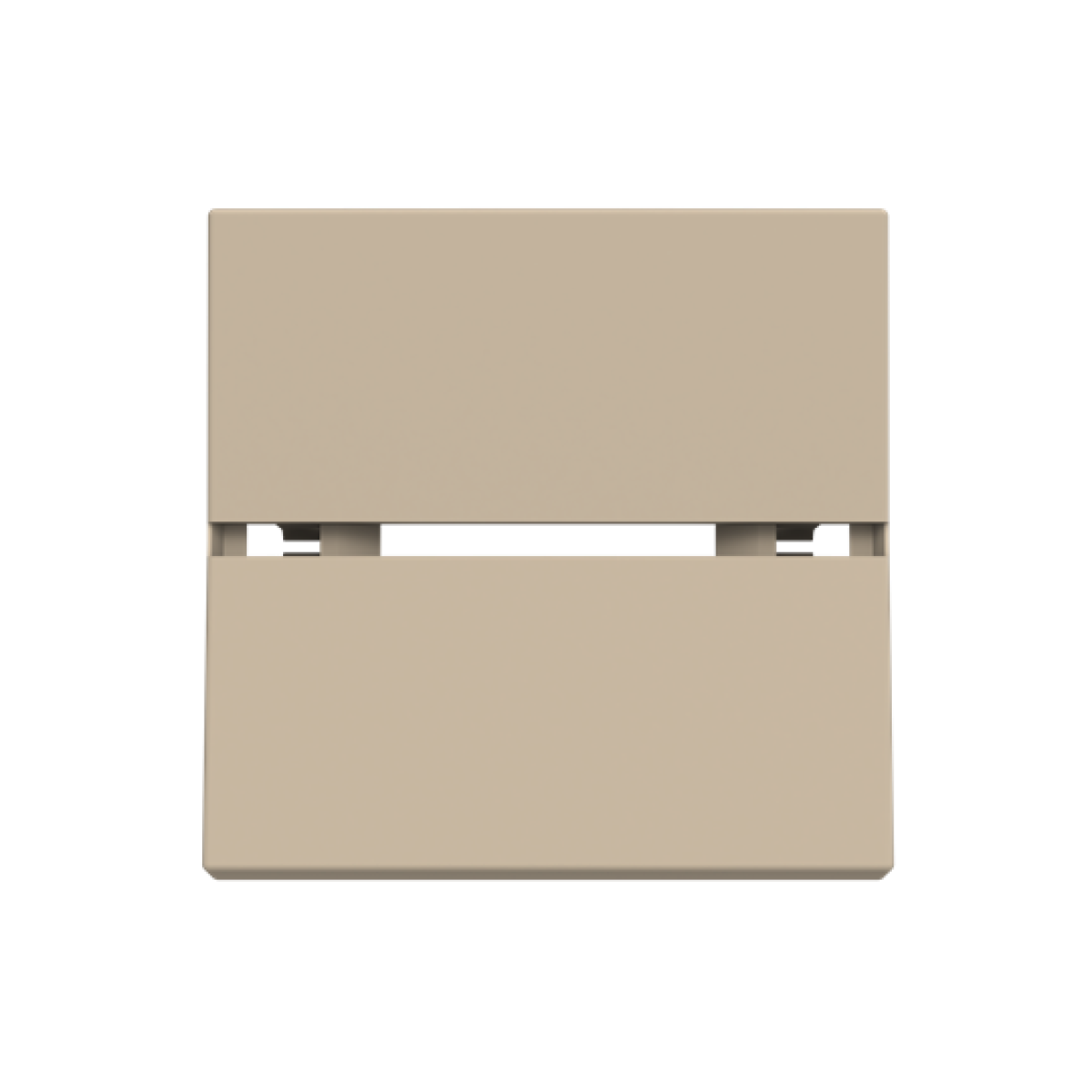 Rocker cover None for Switchpush button, Two-part rocker Champagne - Zenit