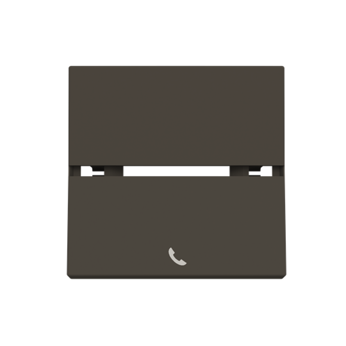 Rocker Telephone symbol for Switchpush button, Two-part rocker Anthracite - Zenit