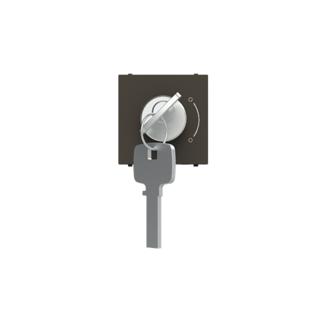 Key switch insertcover Key, Alternating-alternating switch Anthracite - Zenit