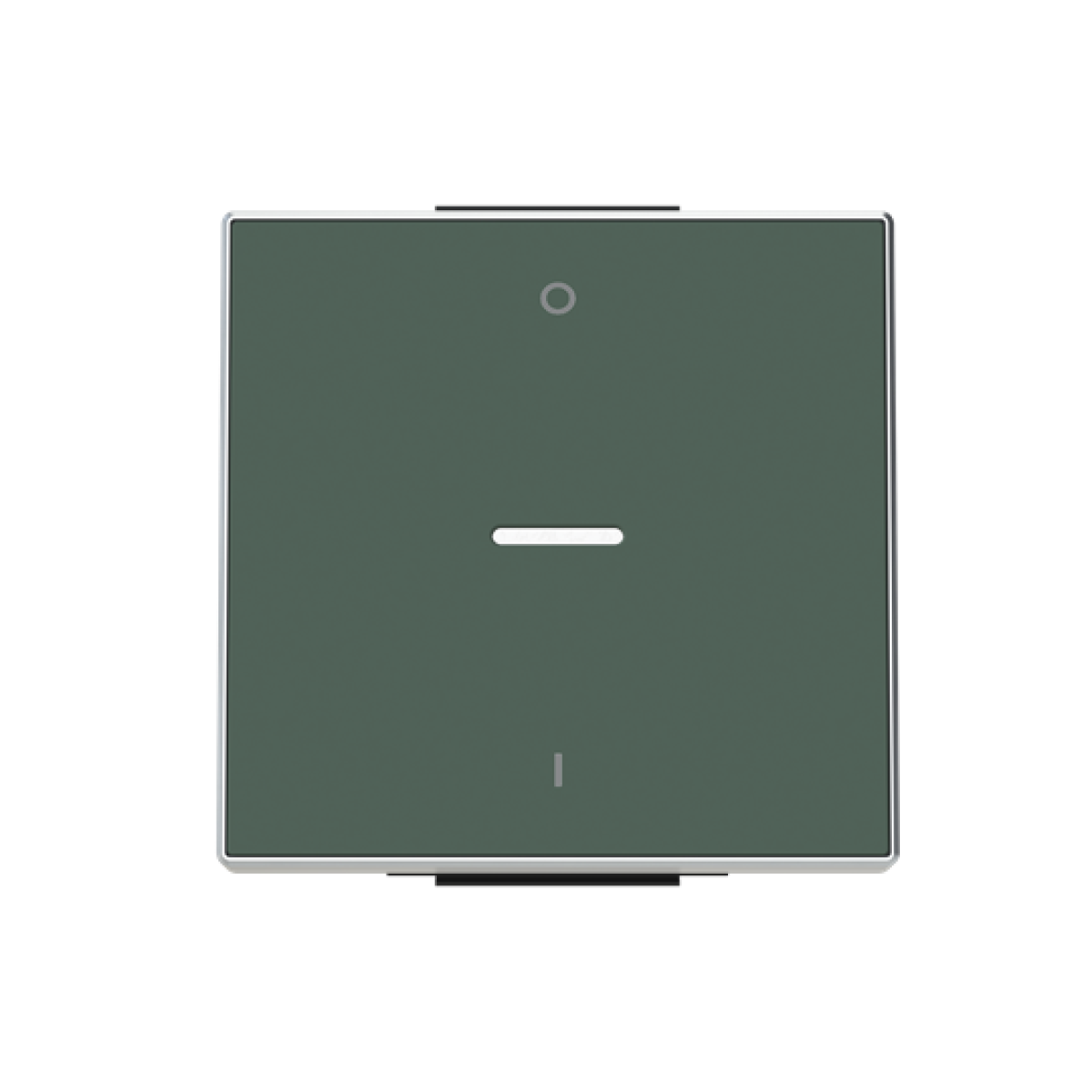 Rocker Characters 0 and 1 for Switchpush button, Single rocker Green - Sky Niessen