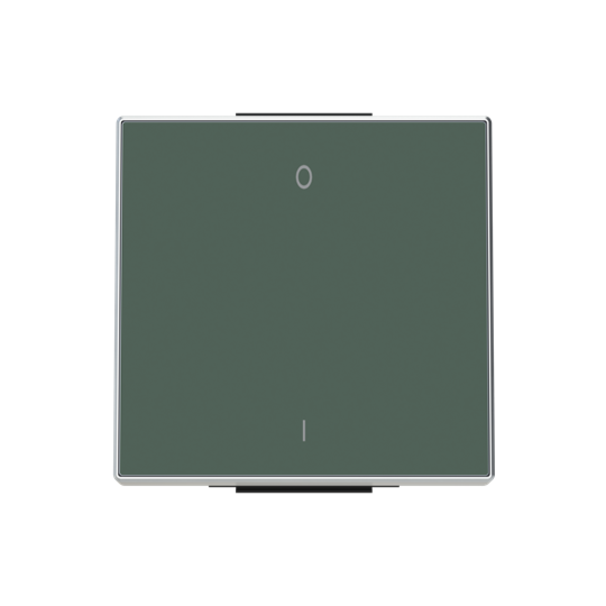 Rocker Characters 0 and 1 for Switchpush button, Single rocker Green - Sky Niessen