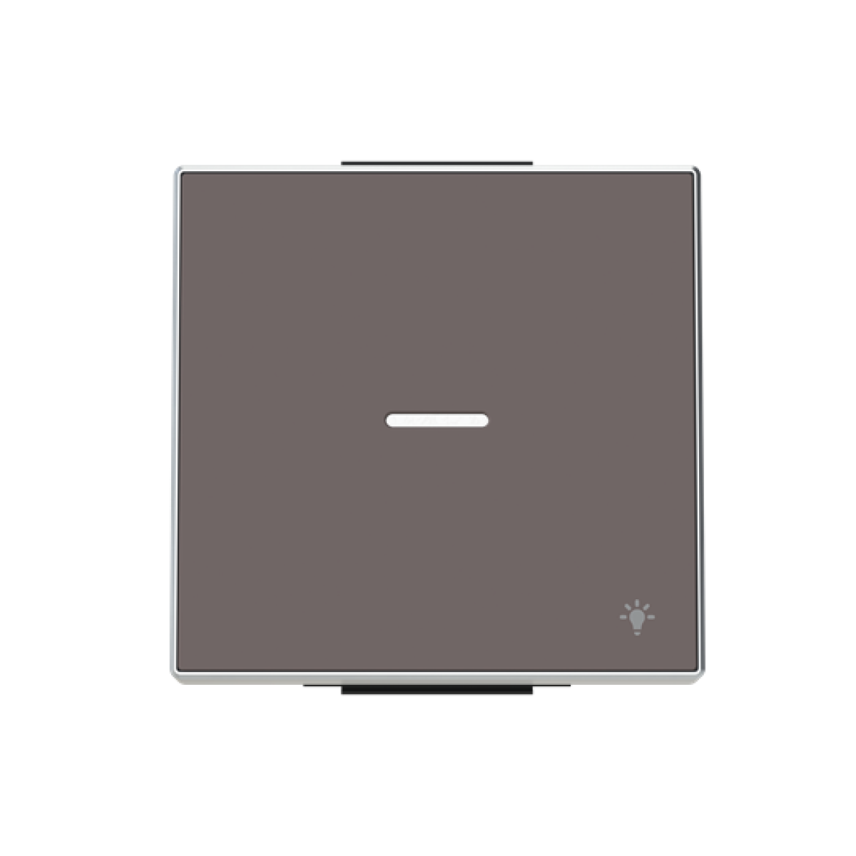 Rocker Symbol "light" for Switchpush button, Single rocker Taupe - Sky Niessen