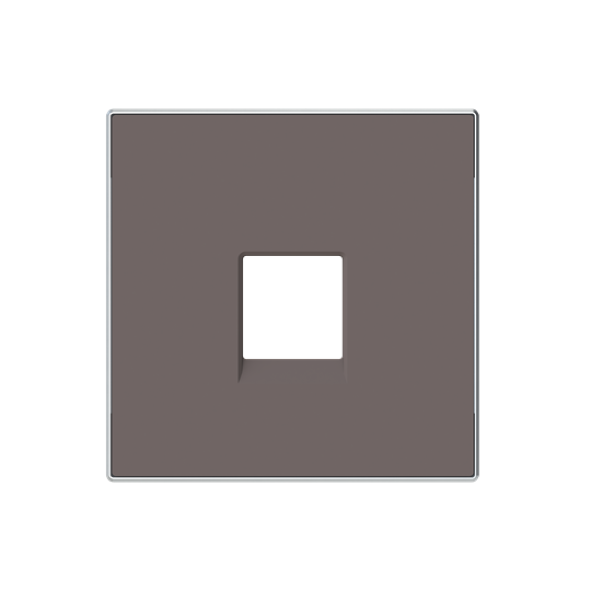 Cover plate Telephone 1 gang Taupe - Sky Niessen