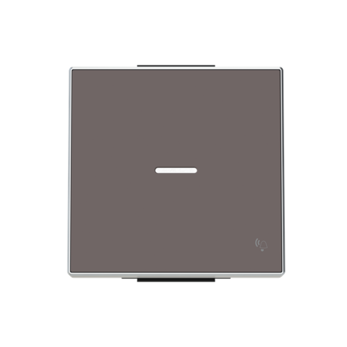 Rocker Symbol "bell" for Switchpush button, Single rocker Taupe - Sky Niessen