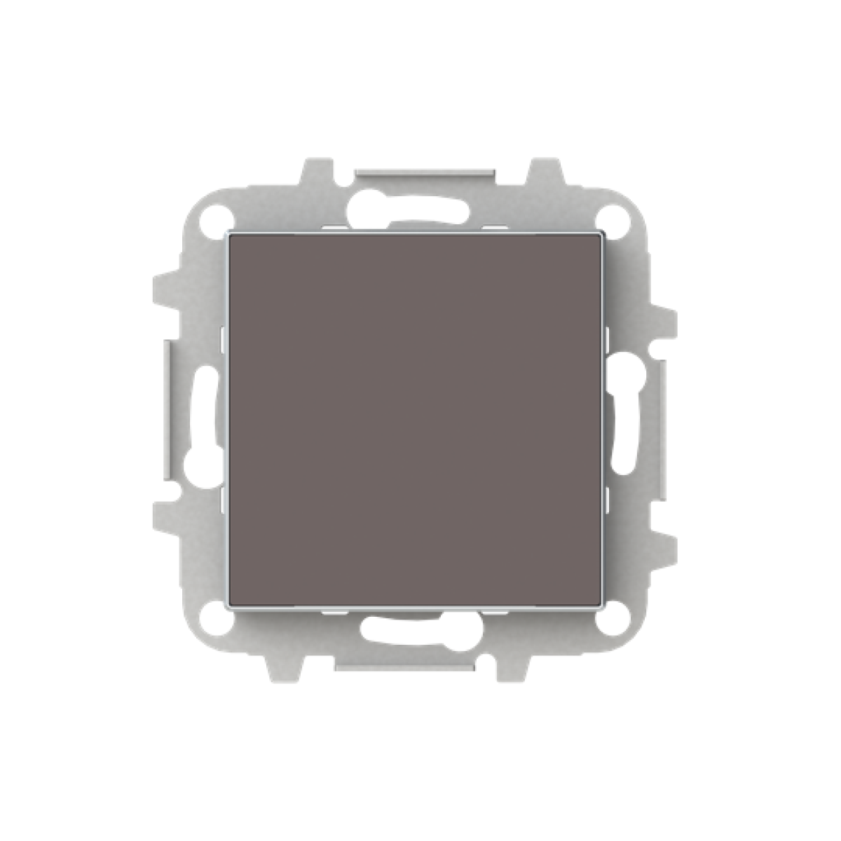 Cover Blind plate with Without imprint Taupe - Sky Niessen