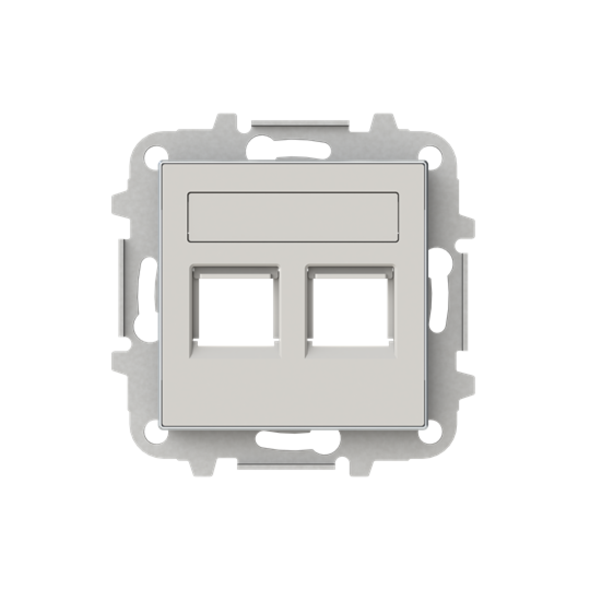 Cover plate Data connection 2 gang Dune - Sky Niessen