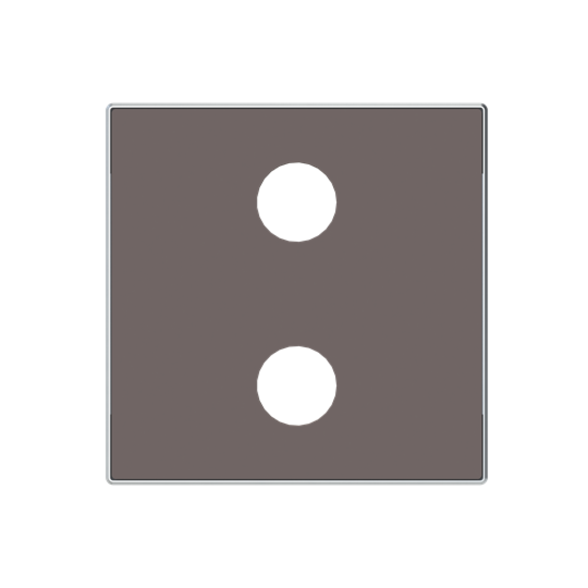 Cover plate Cinch 1 gang Taupe - Sky Niessen