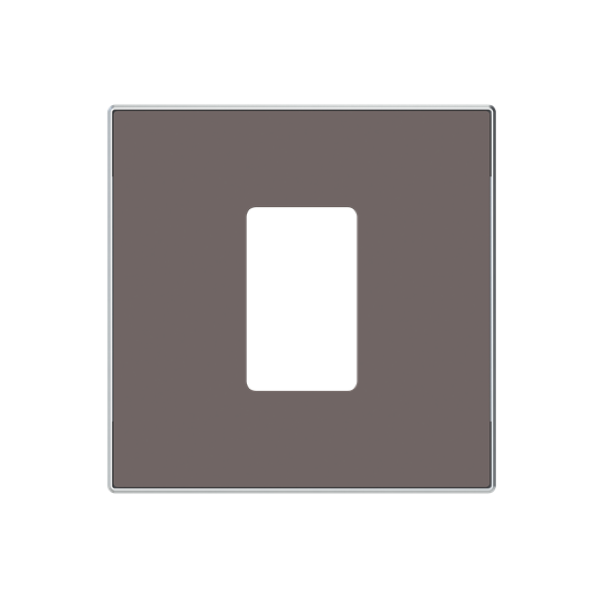 Cover plate VDI 1 gang Taupe - Sky Niessen