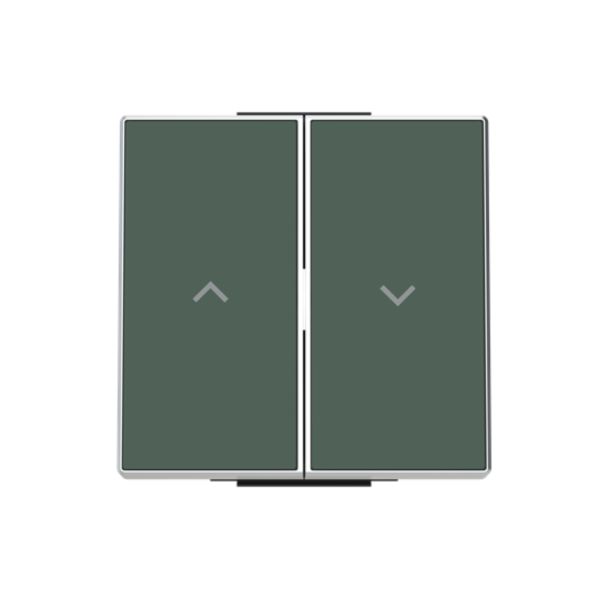 Rocker Symbol "arrows" for Venetian blind, Two-part button Green - Sky Niessen