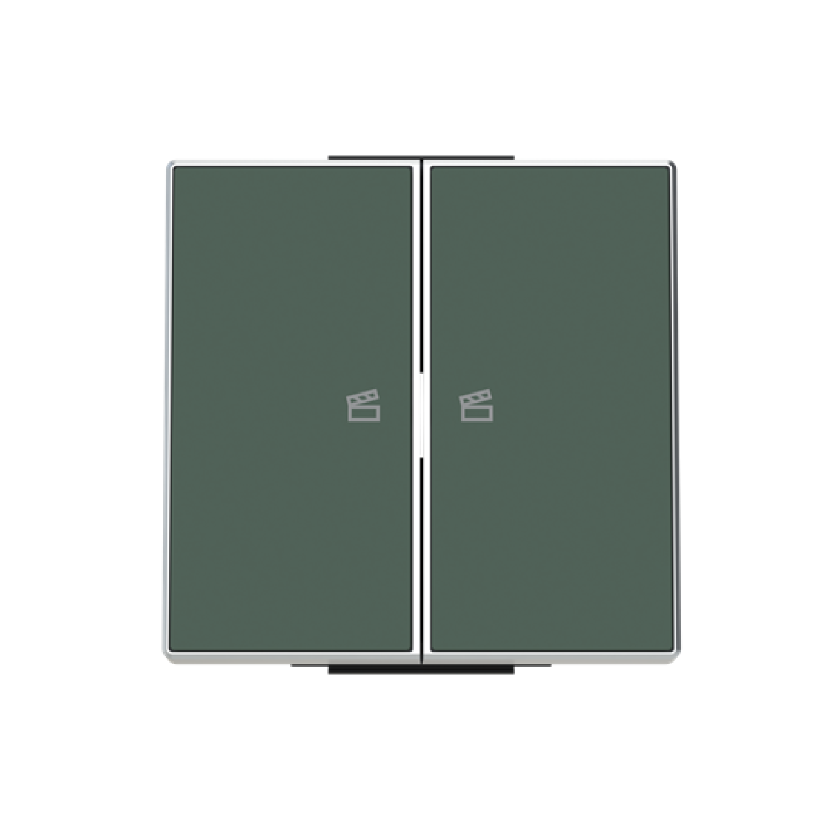 Rocker Scene symbol for Switchpush button, Two-part button Green - Sky Niessen