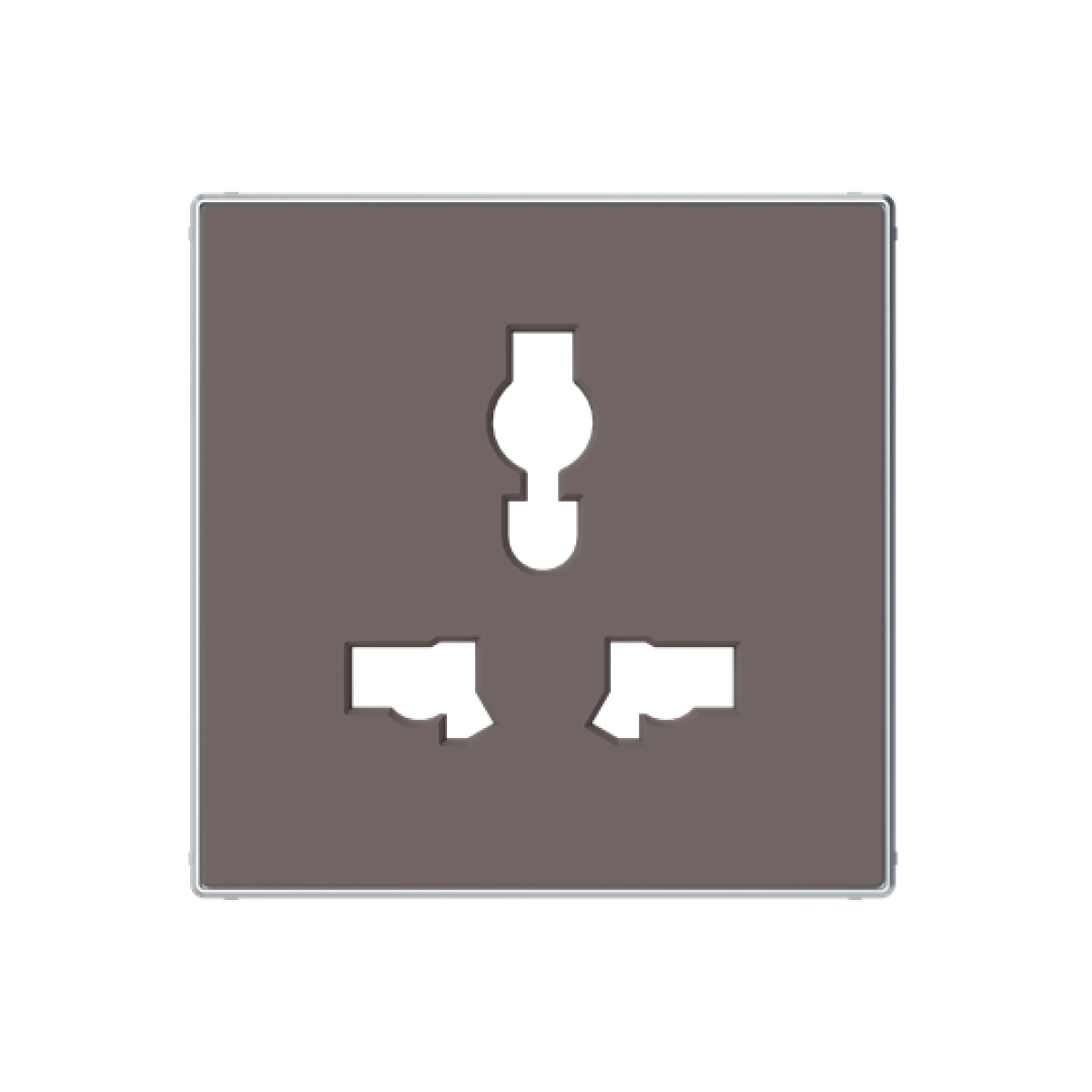 Cover socket outlet Without imprint Taupe - Sky Niessen