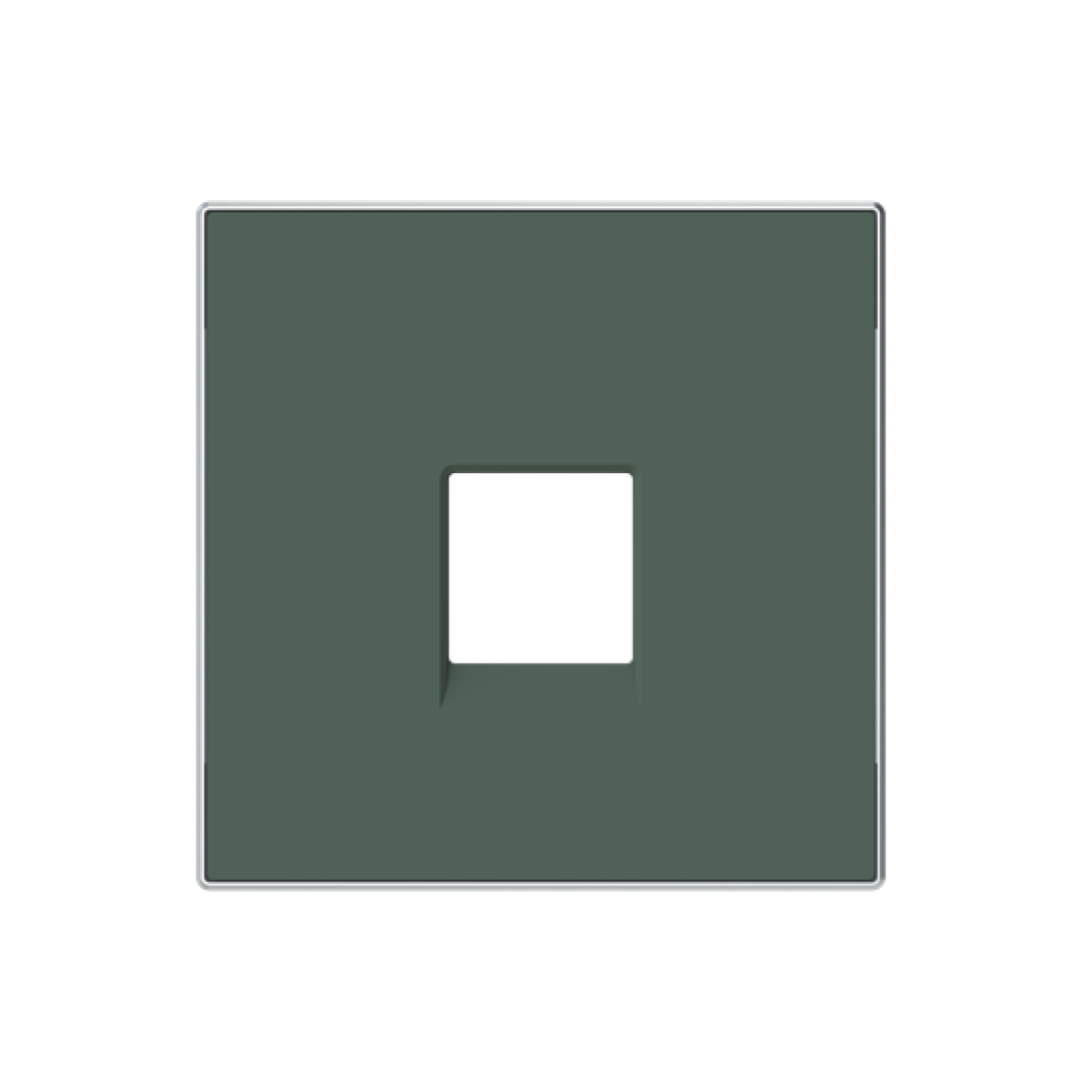 Cover plate Telephone 1 gang Green - Sky Niessen