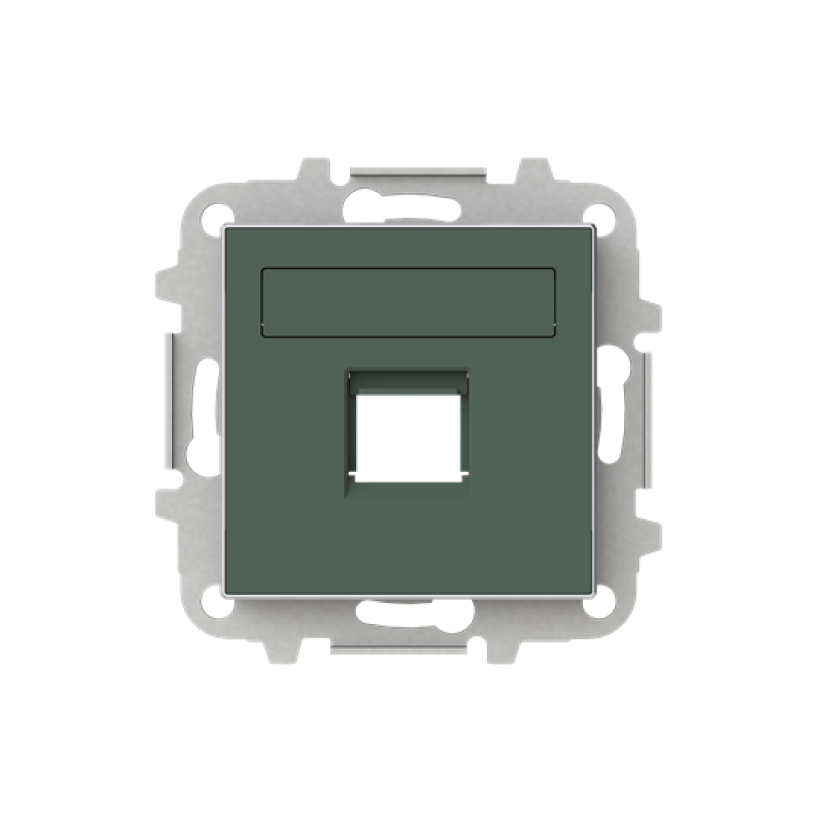 Cover plate Data connection 1 gang Green - Sky Niessen