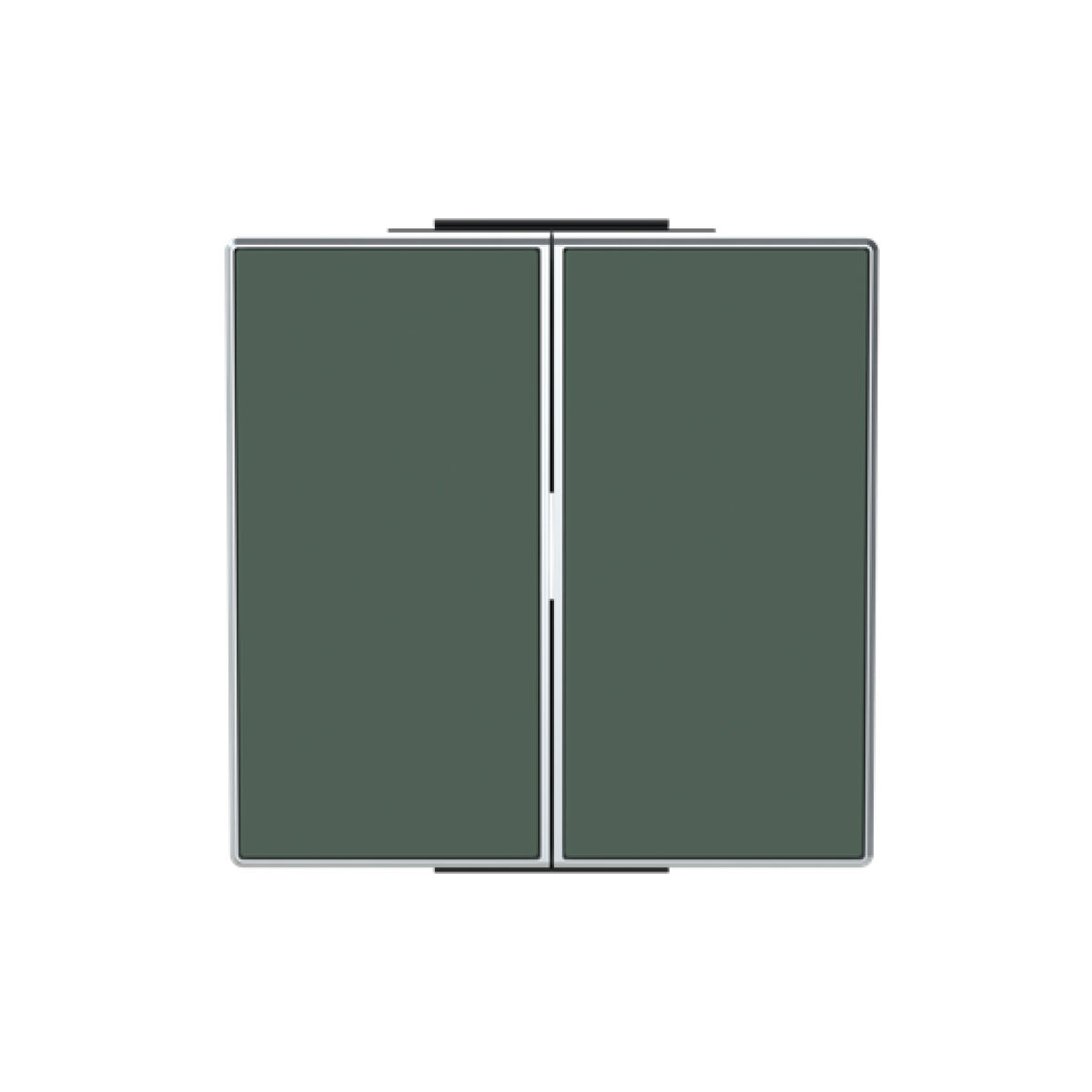 Rocker Without imprint for Switchpush button, Two-part rocker Green - Sky Niessen