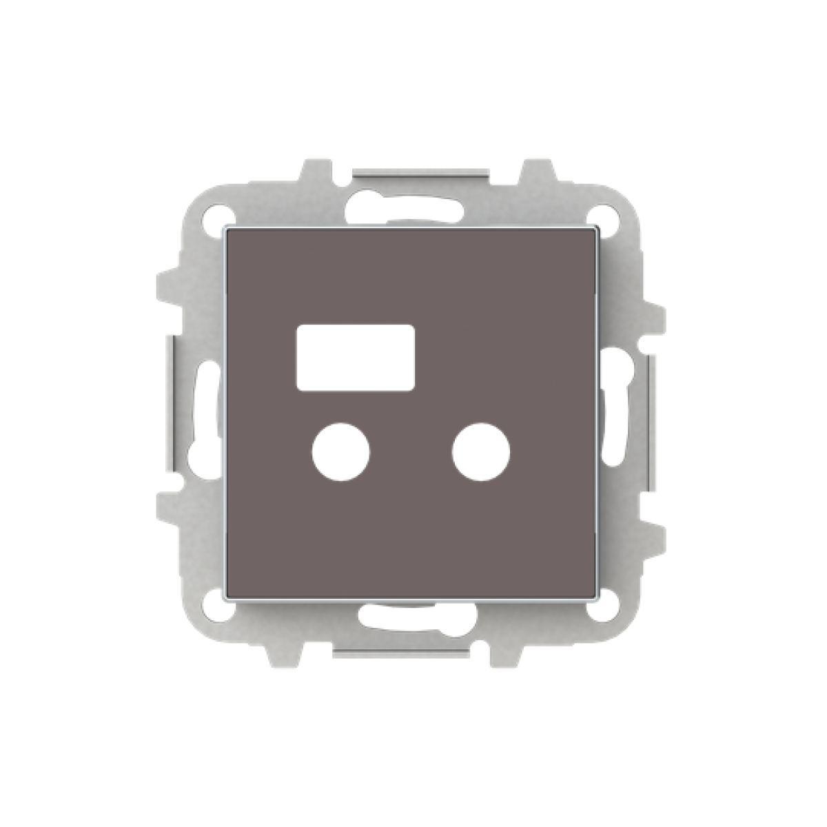 Cover plate USB Central cover plate Taupe - Sky Niessen