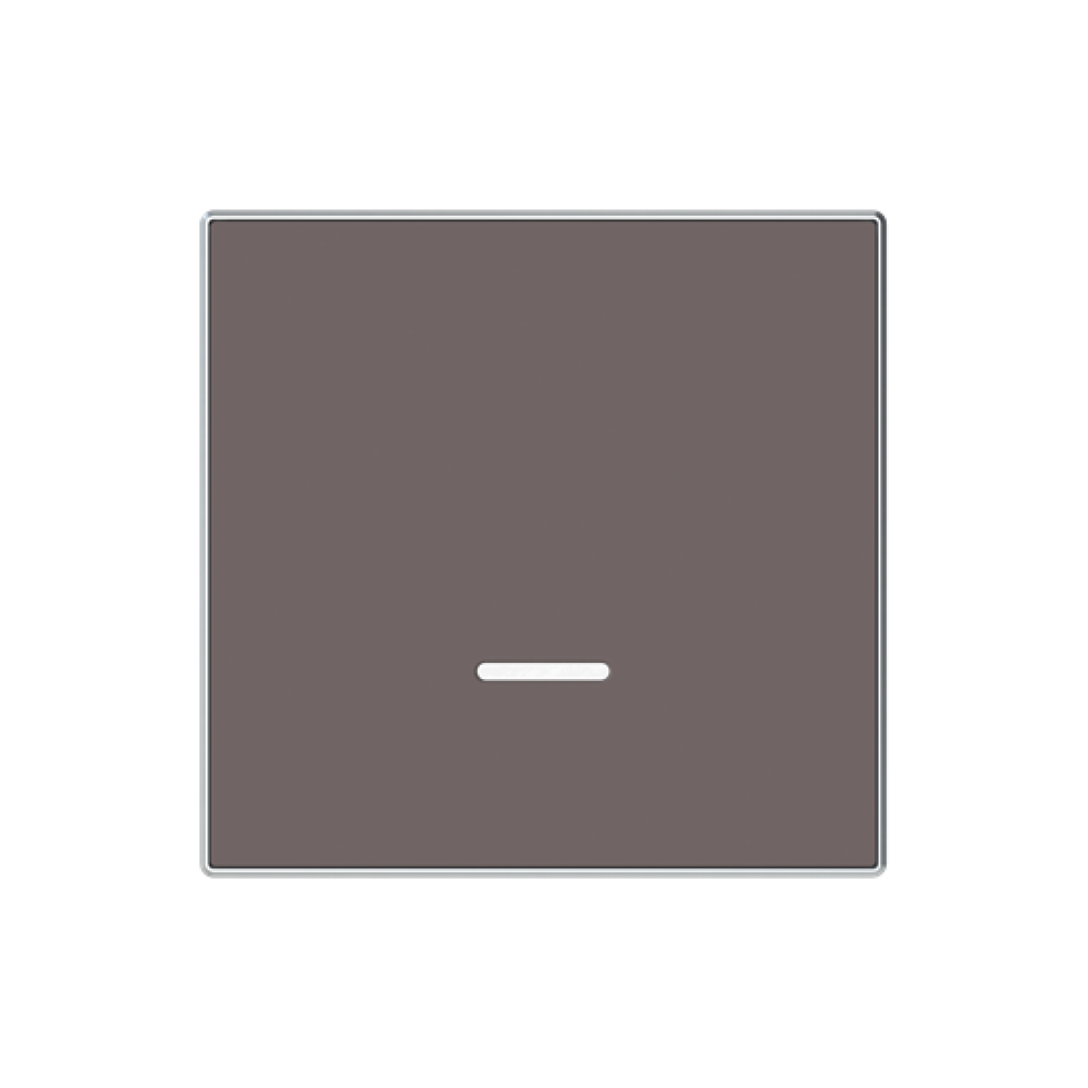 Cover plate Time indication for Time switch Central cover plate Taupe - Sky Niessen