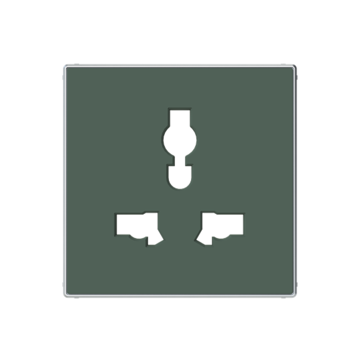 Cover socket outlet Without imprint Green - Sky Niessen
