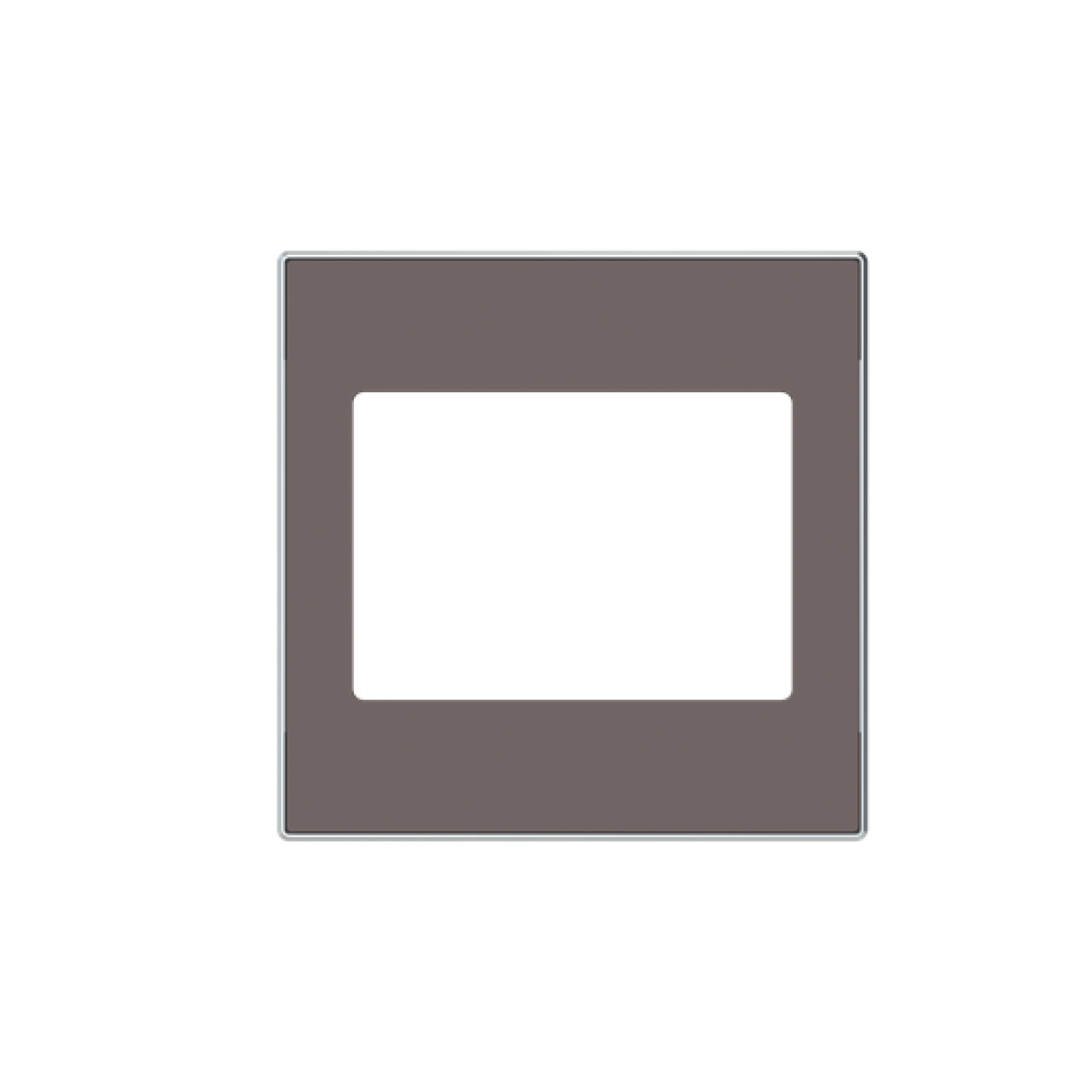 Cover plate Loudspeaker connection 1 gang Taupe - Sky Niessen