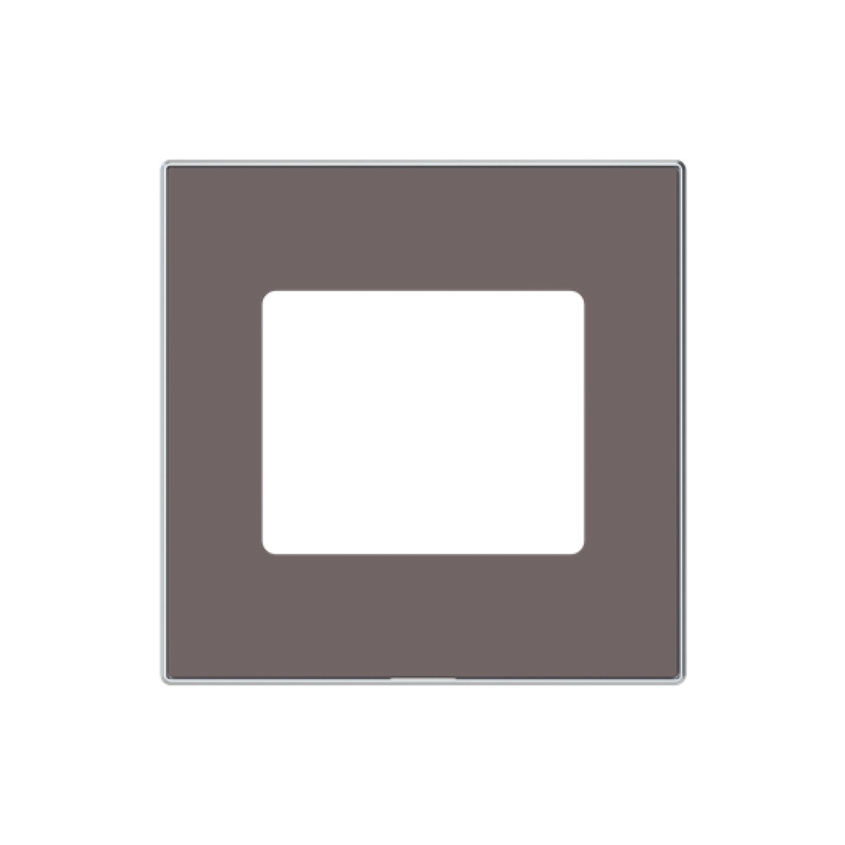 Cover plate Symbol "arrows" for Timer Central cover plate Taupe - Sky Niessen