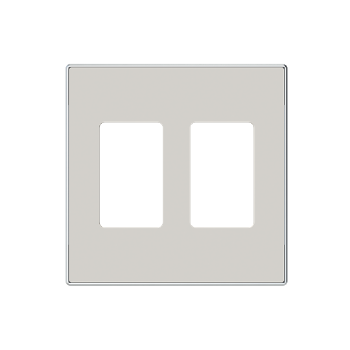 Cover plate VDI 2 gang Dune - Sky Niessen