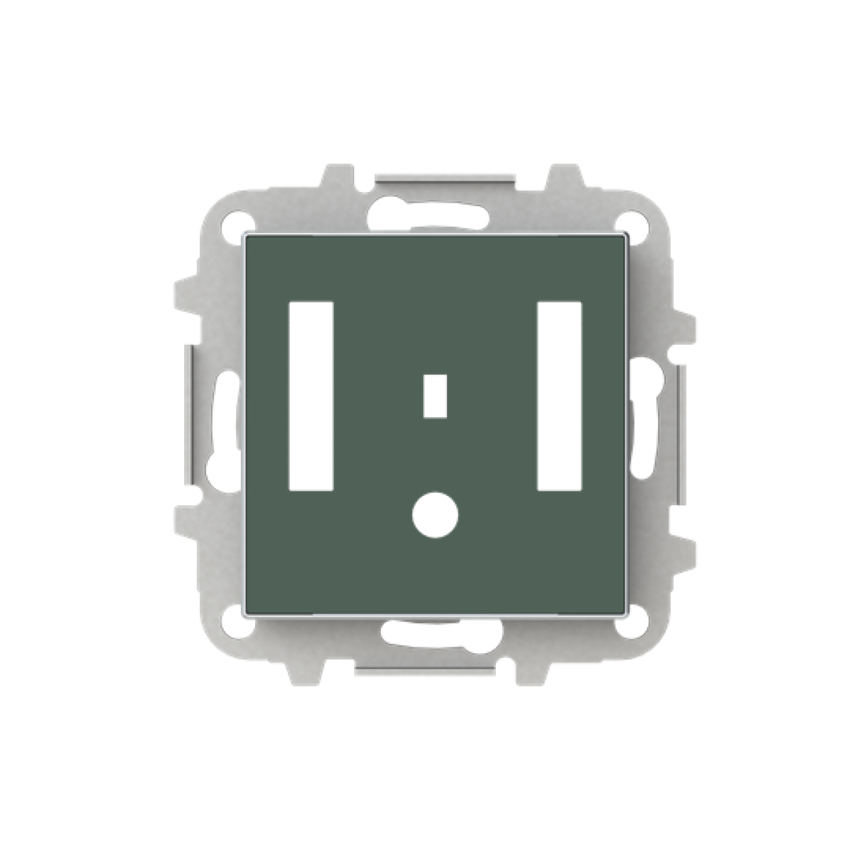 Cover plate Loudness control Central cover plate Green - Sky Niessen
