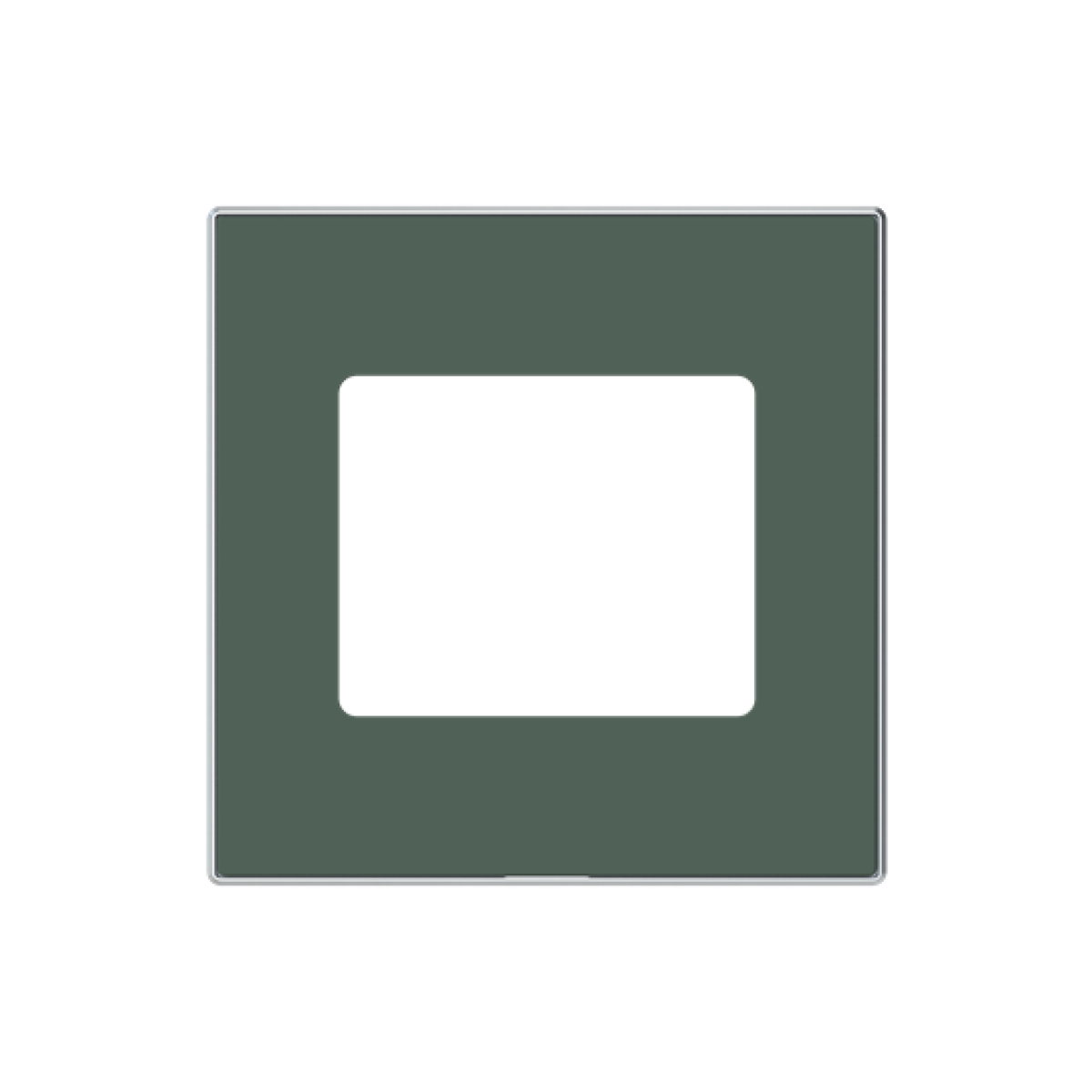 Cover plate Symbol "arrows" for Timer Central cover plate Green - Sky Niessen