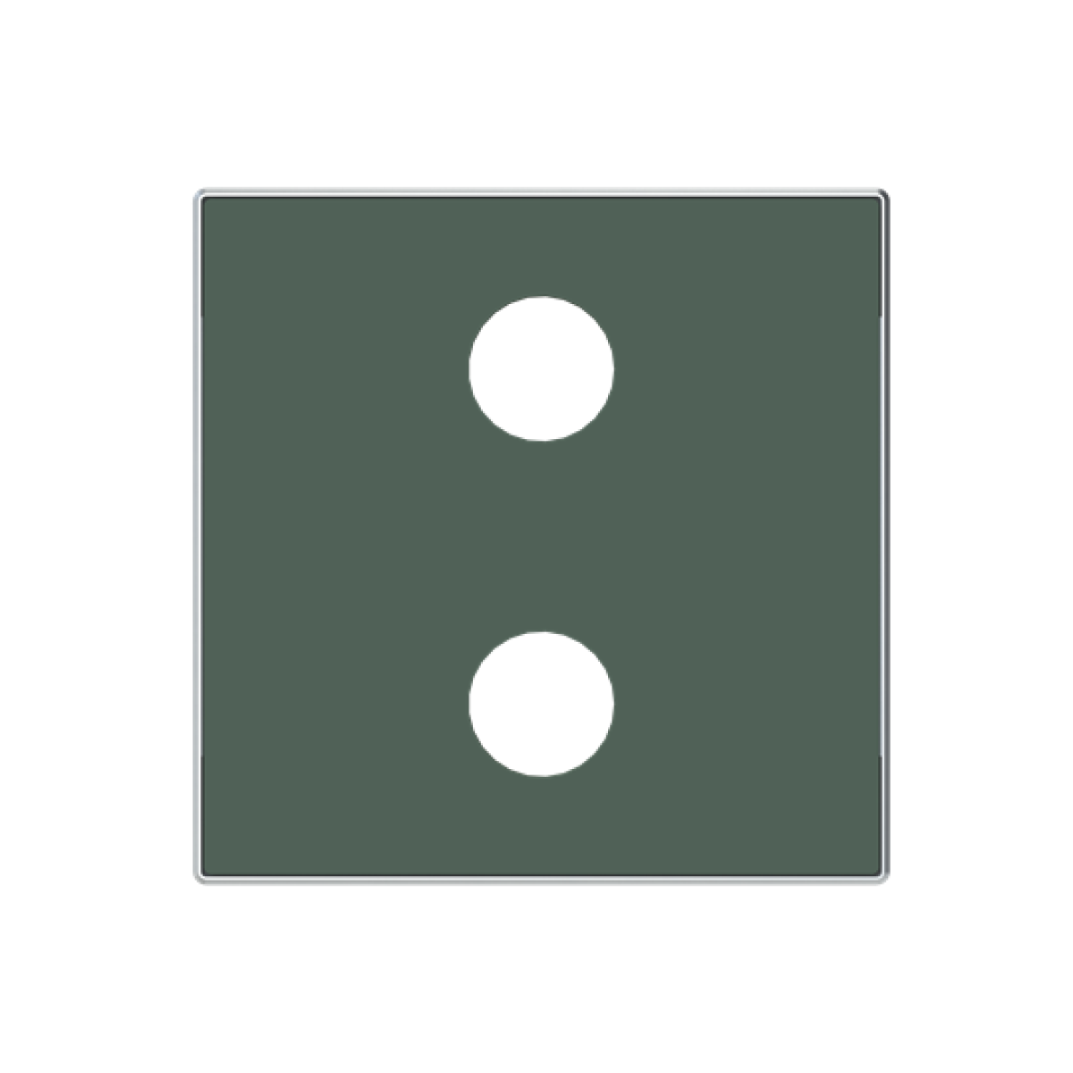 Cover plate Cinch 1 gang Green - Sky Niessen